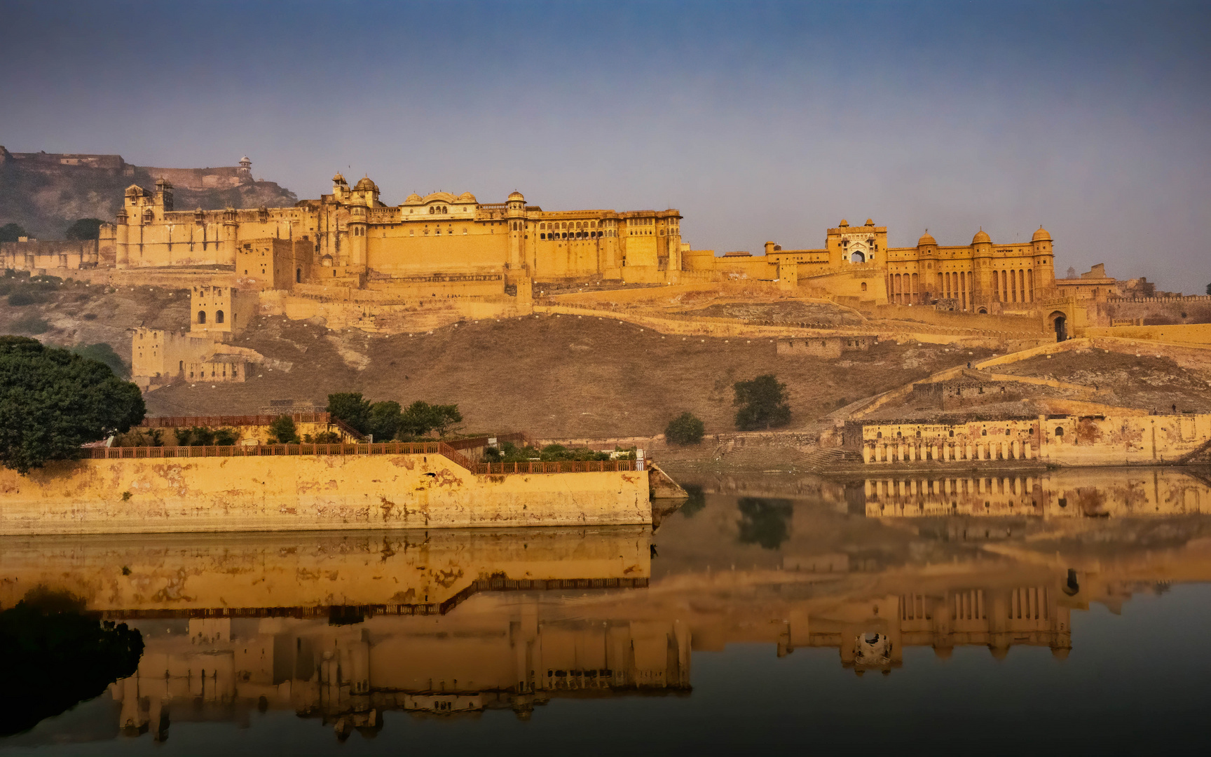 Das Fort Amber in Amber in der Nähe von Jaipur