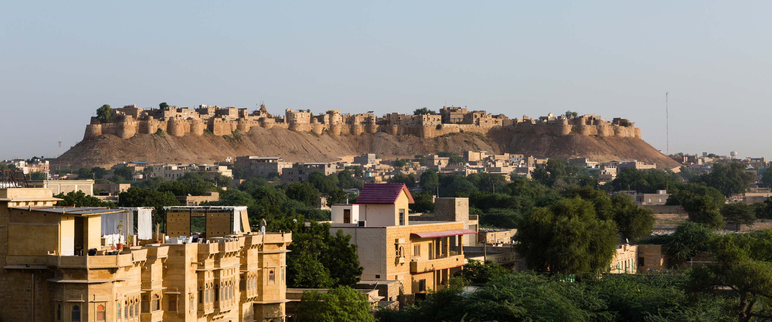 Das Fort der Wüstenstadt Jaisalmer