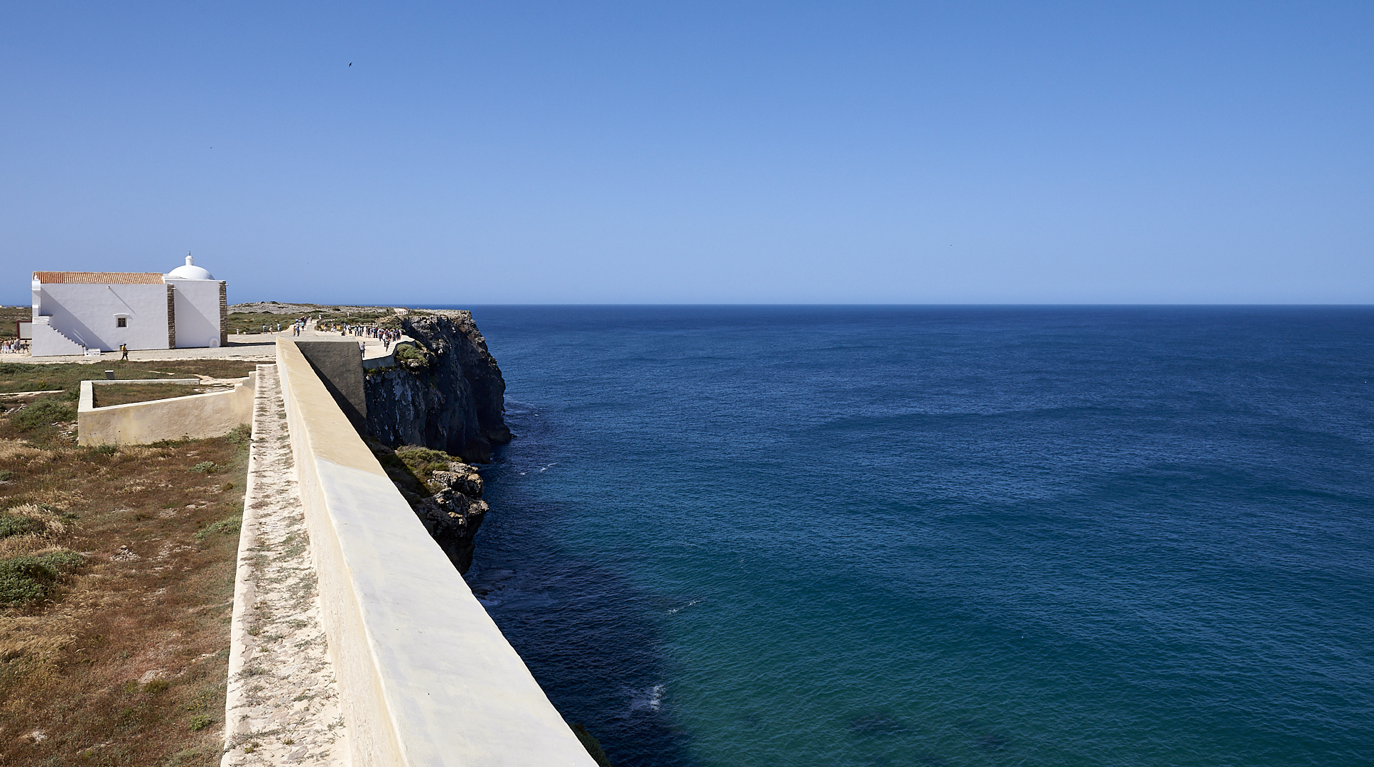 Das Fort Fortaleza de Sagres, ein portugiesisches Nationaldenkmal von überragender Bedeutung,...