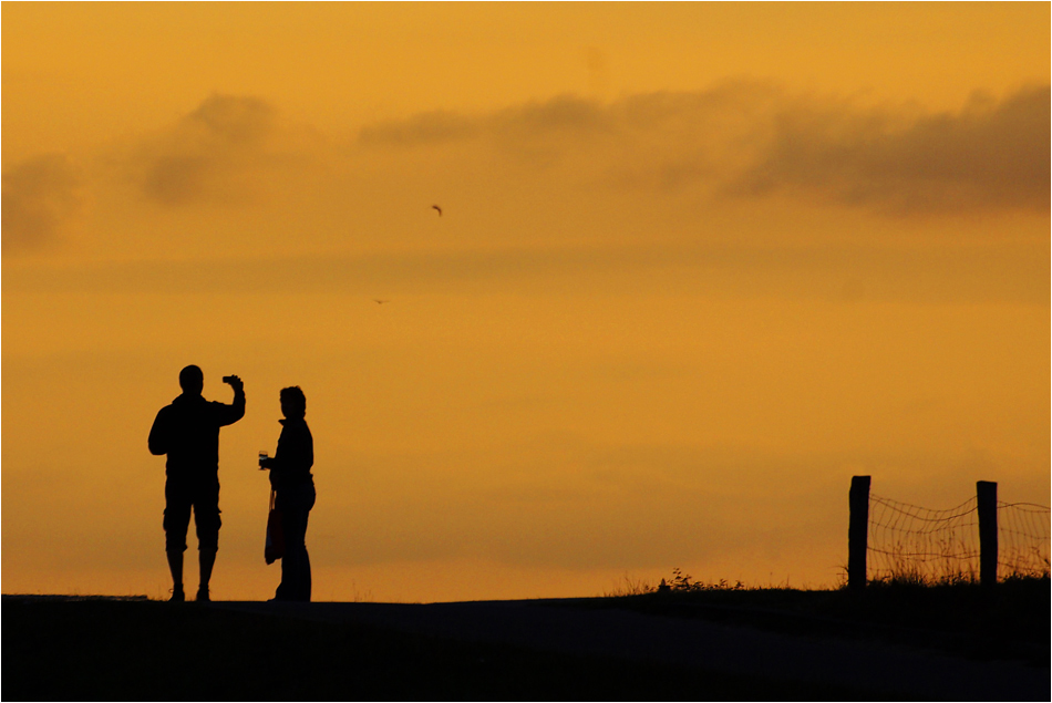 Das Foto vom Sonnenuntergang (neu bearb.)