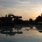 Das Freibad Salzwedel heute um 6.30 Uhr