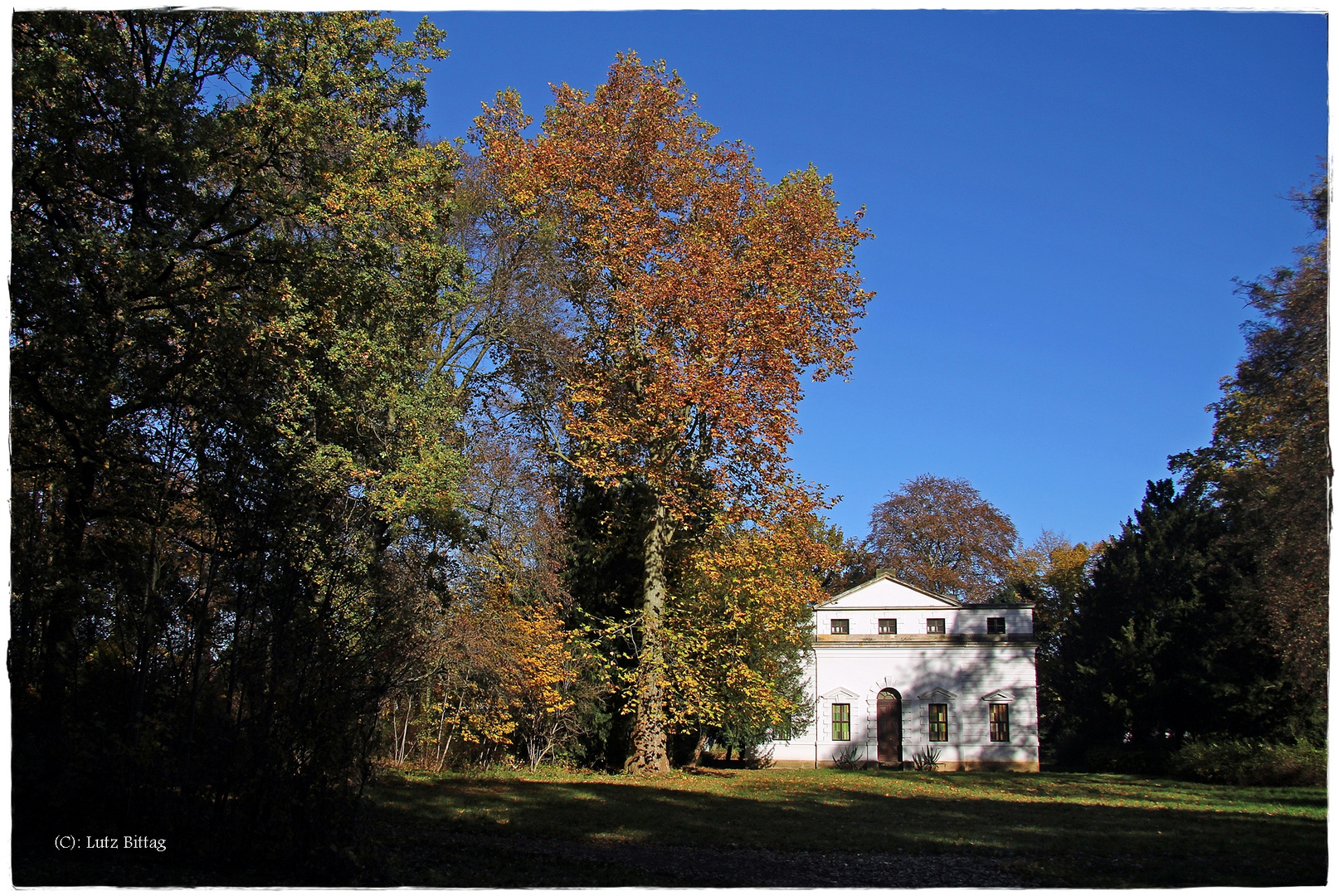 Das Fremdenhaus im Georgengarten Dessau