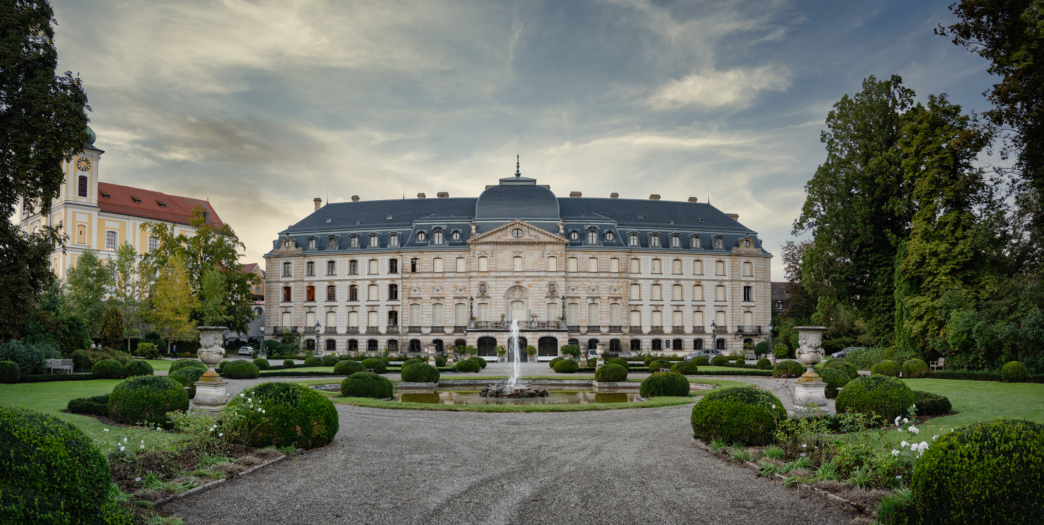 Das fürstlich fürstenbergische Schloss in Donaueschingen