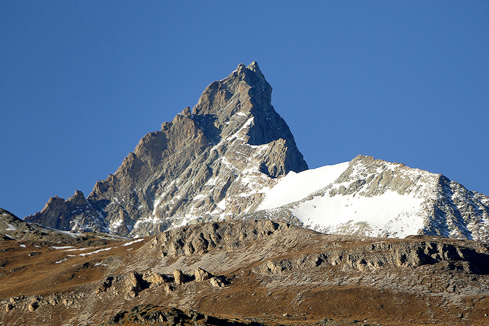 Das Gabelhorn 3392m bei Zermatt