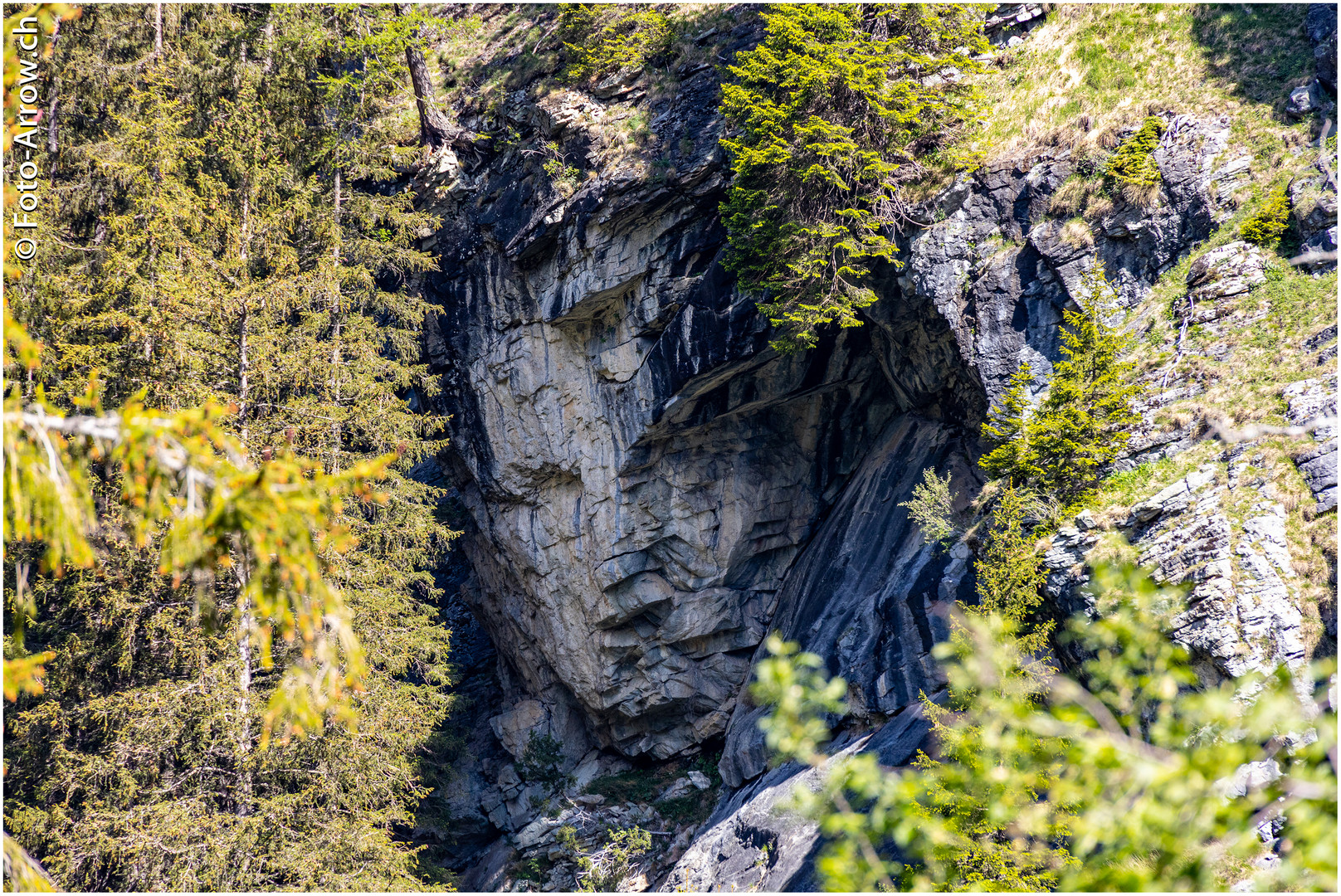 Das Gasterntal .... hier das Gasterngesicht...