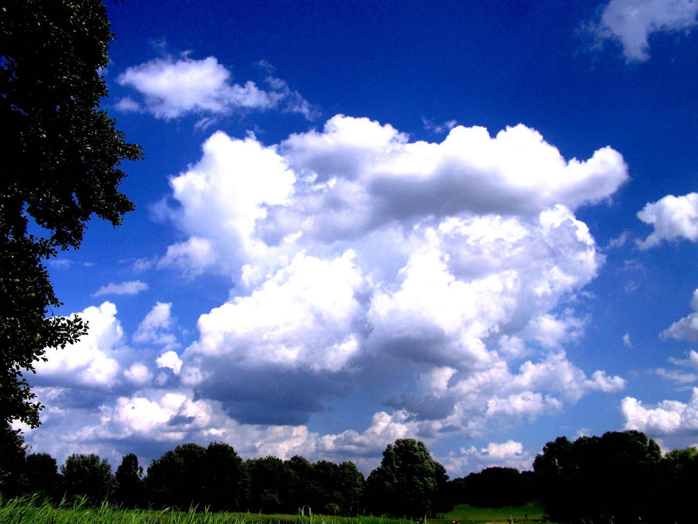 Das Gegenteil von wolkenlos....