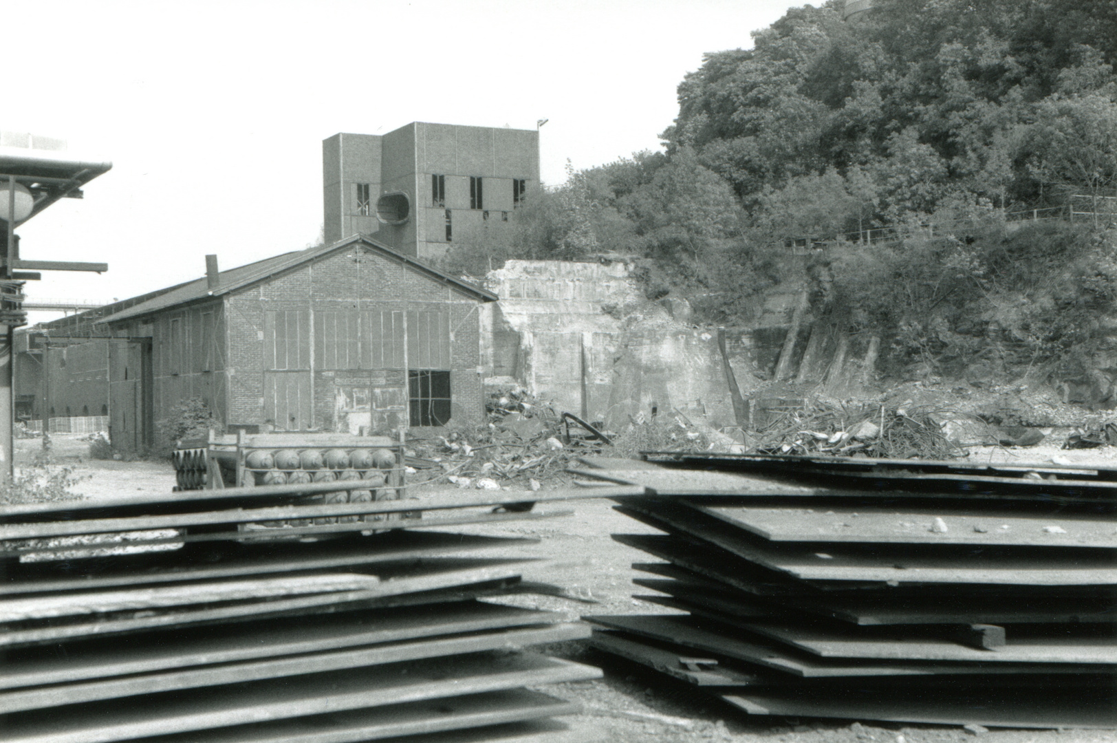 Das Gelände der Hochofenanlage