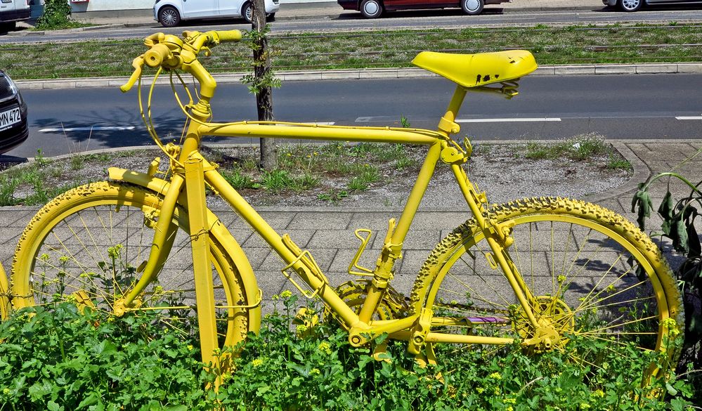 Das gelbe Fahrrad