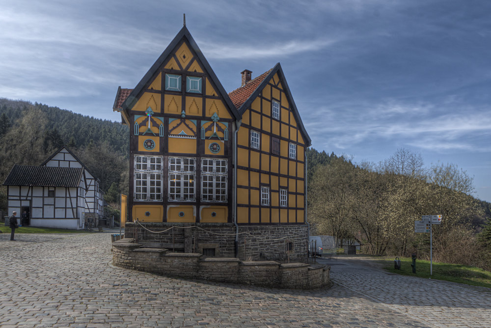 Das Gelbe Haus Eltville - The Yellow House, 1908 ...