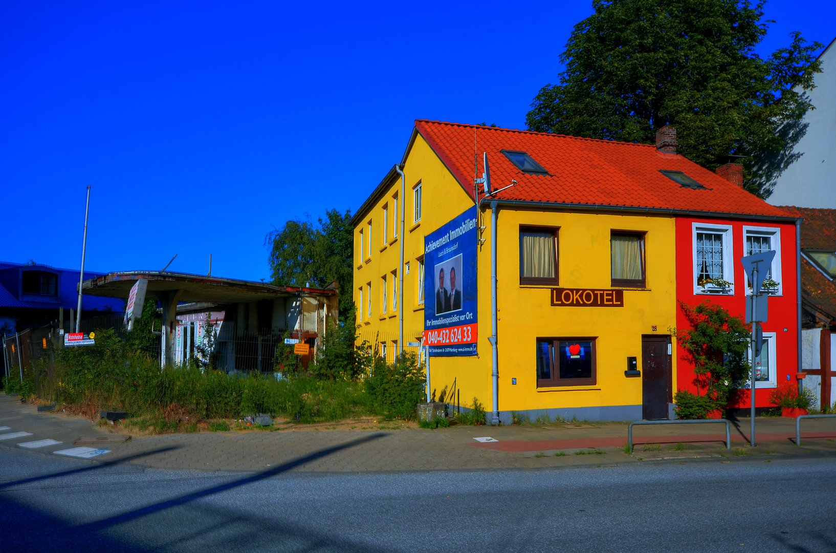 Das gelbe Haus am Schellerdamm