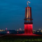 Das Geleucht I - Halde Rheinpreussen in Moers - Blick auf Duisburg