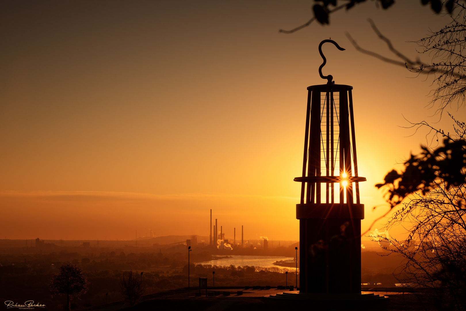 Das Geleucht im Sonnenaufgang