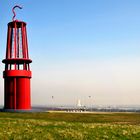 Das Geleucht - von Otto Piene, Rheinpreussenhalde Moers Panorama 2009