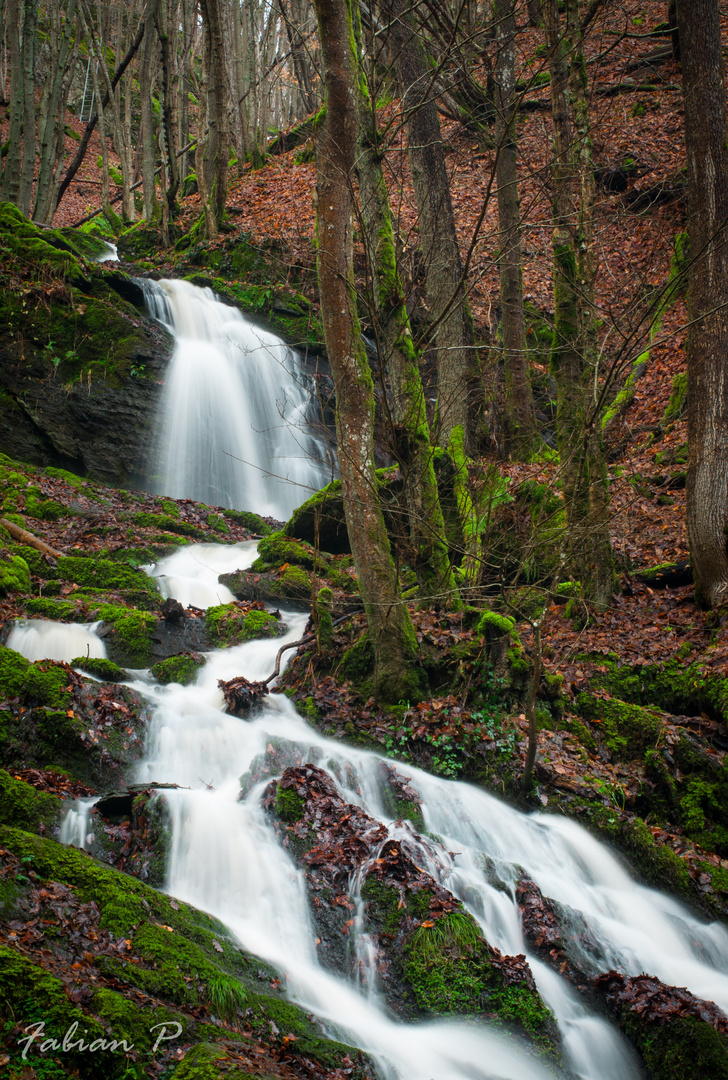 Das Geraüsch eines Wasserfalls wirkt beruhigend