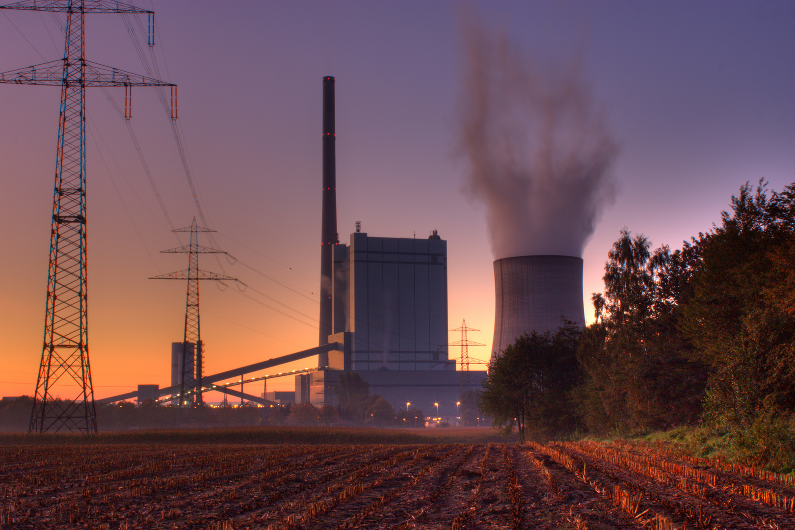 Das Gersteinwerk im Sonnenaufgang 2