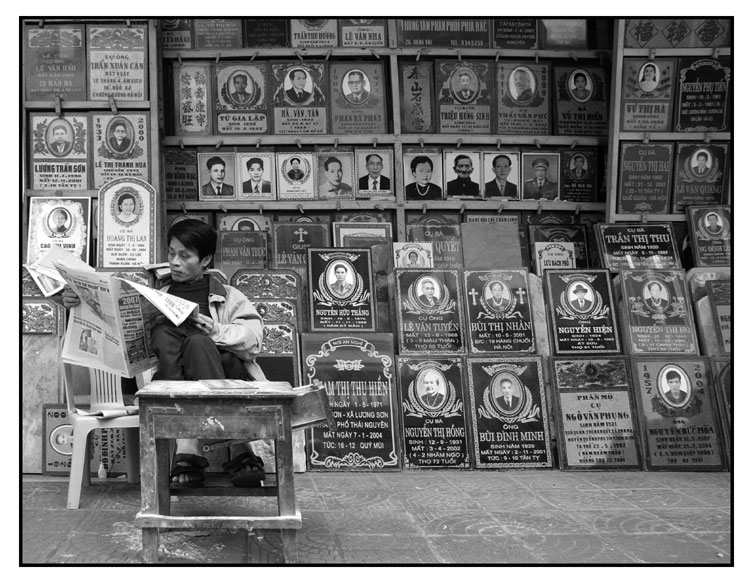 Das Geschäft mit dem Tod-Hanoi Vietnam