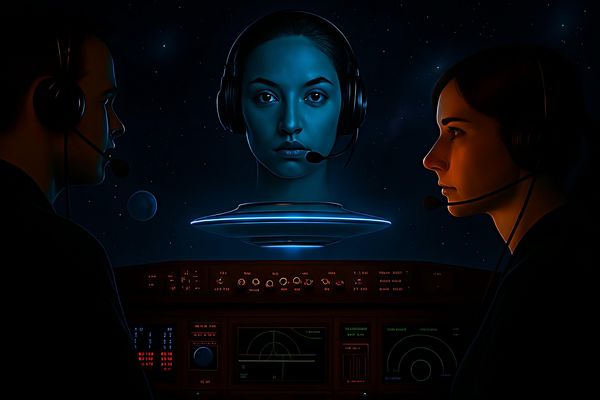 Das Gesicht der Ufokommandantin