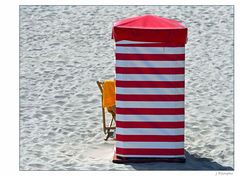 - das gestreifte Strandhaus -
