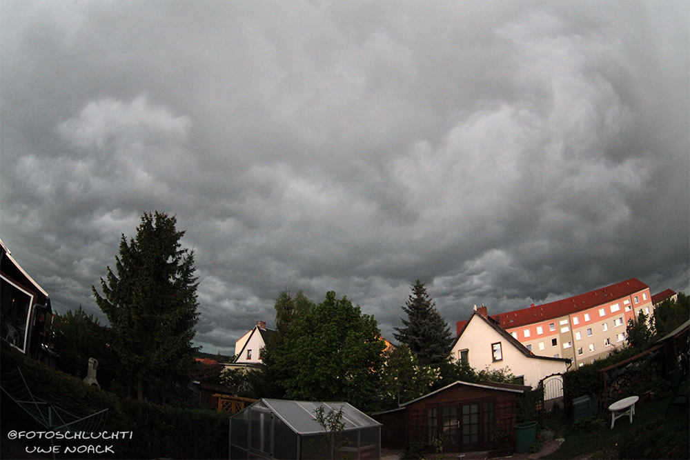 das gestrige Gewitter ...