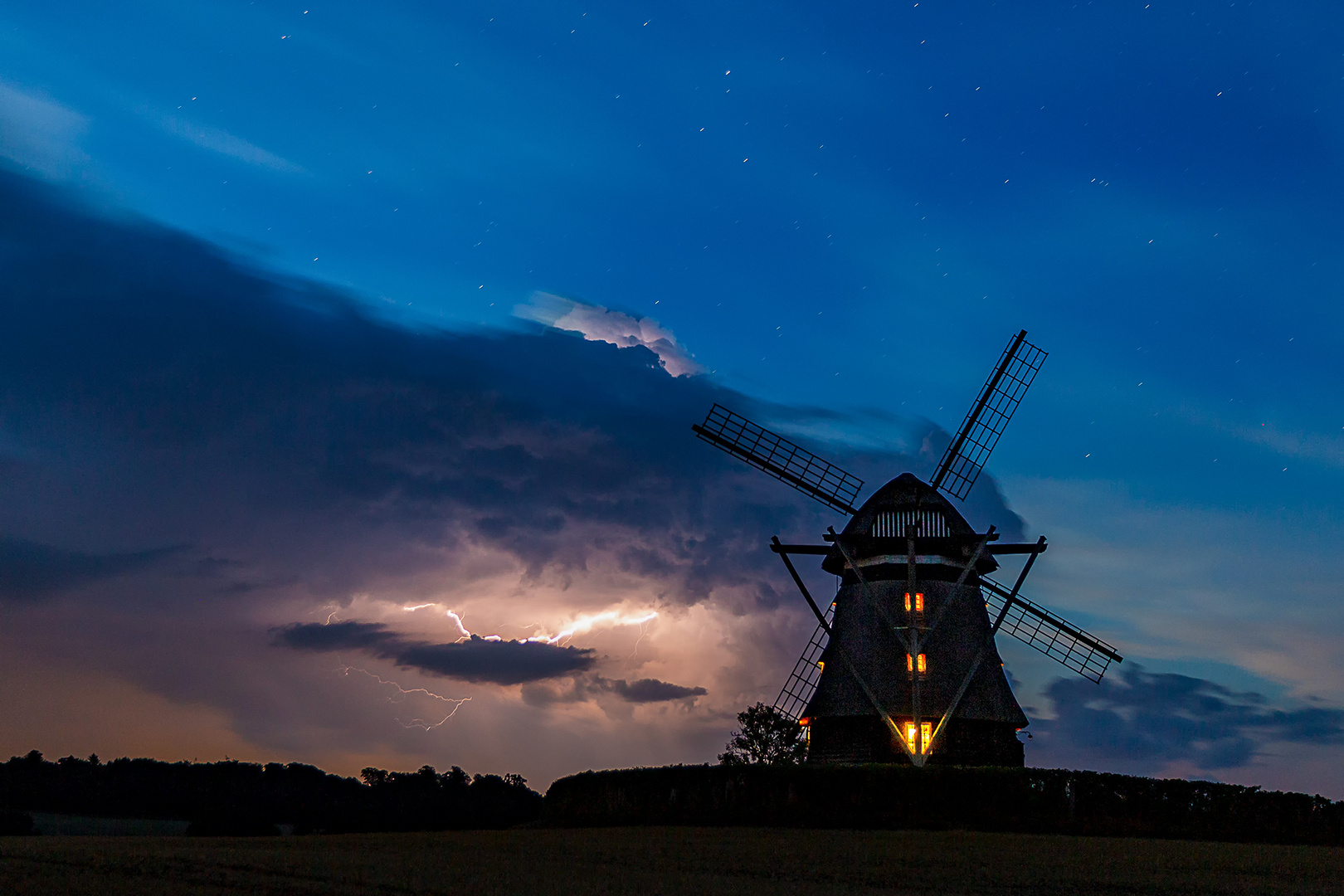 Das Gewitter an der Mühle