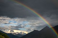 das Gewitter ist vorbei