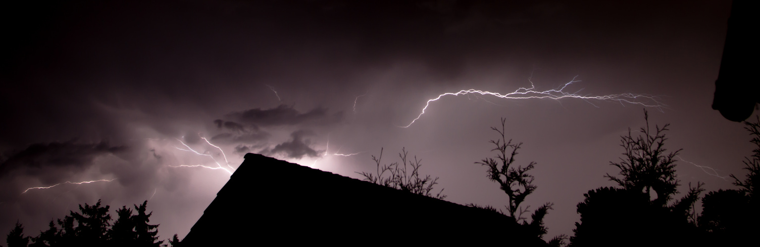 ... das Gewitter von letzter Nacht