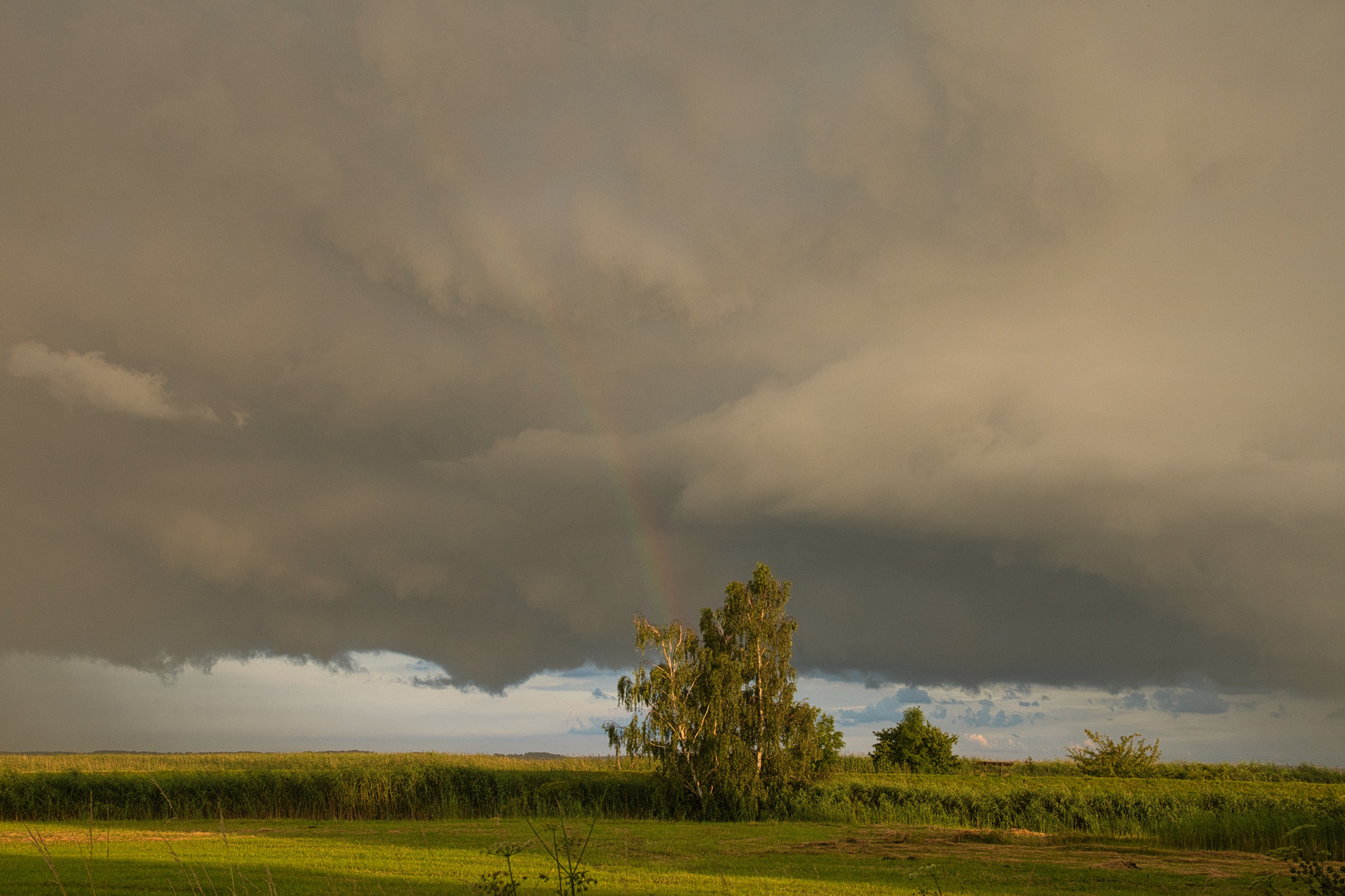 Das Gewitter zieht ab...