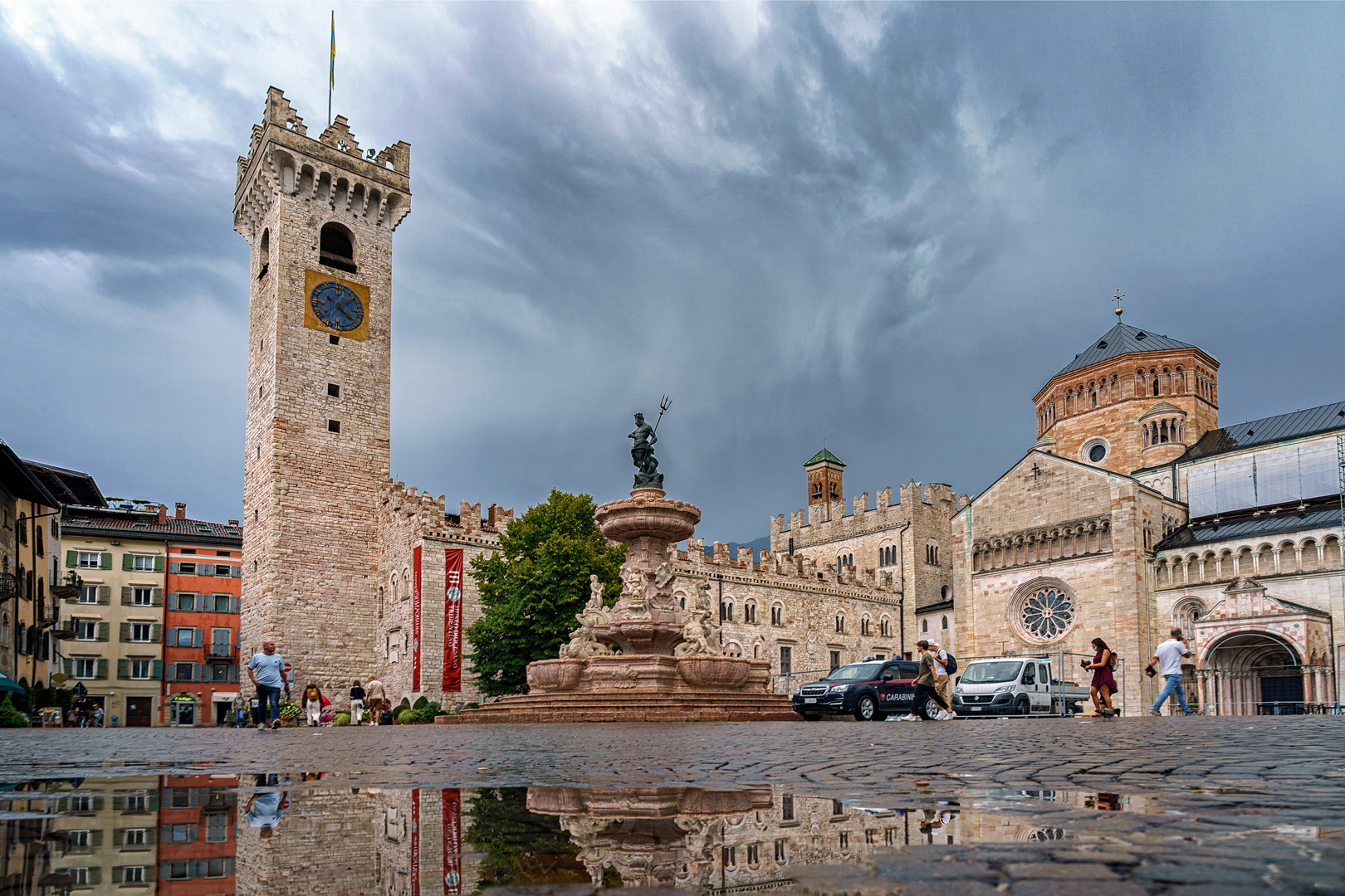 Das Gewitter zieht ab