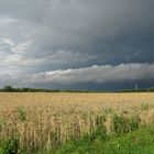 das Gewitter zieht ab- Hoher Berg bei Ristedt