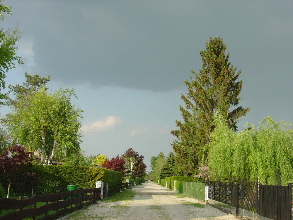 Das Gewitter zieht vorbei.....