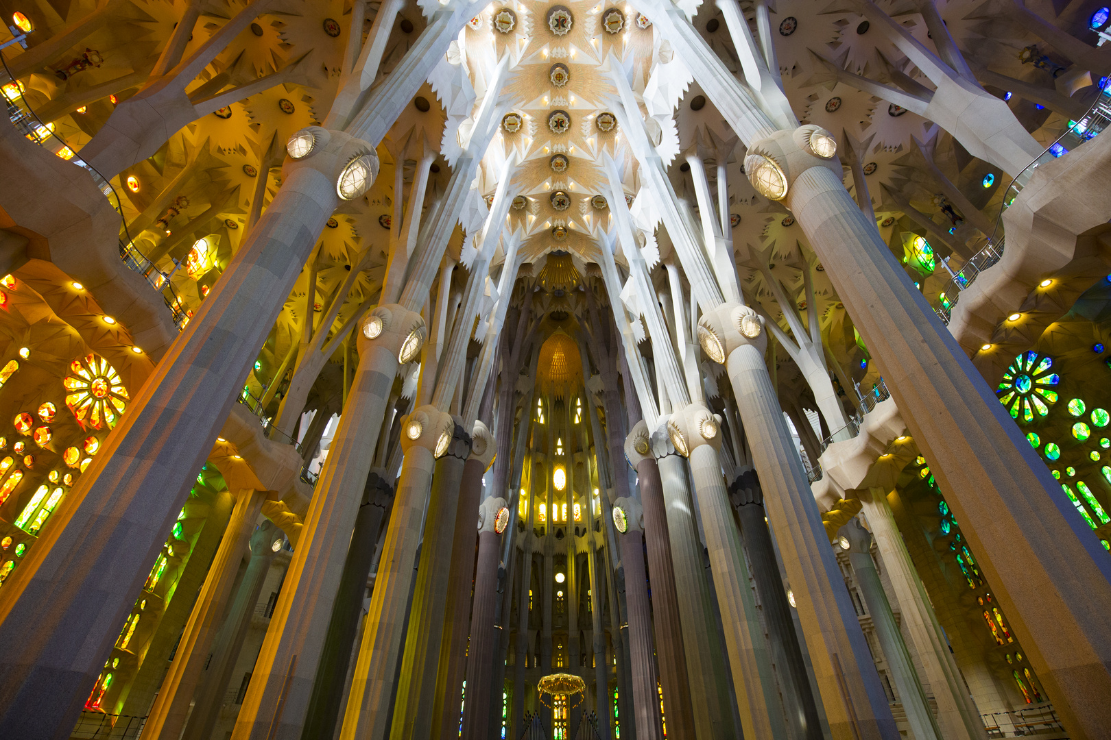 Das Gewölbe der Sagrada Familia