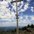 das gipfelkreuz auf dem pröller(bayerischer wald)