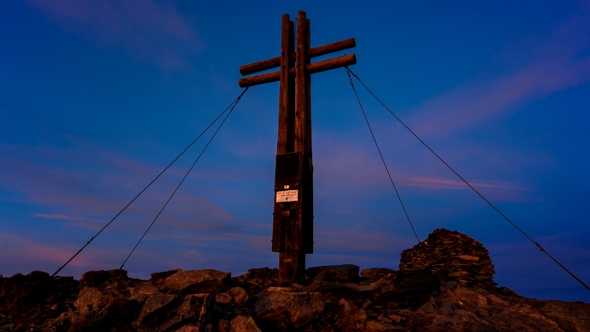 Das Gipfelkreuz