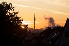 Das gleiche Veluxfenster des Morgens