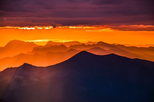 Das gleißende Licht der Sonne wenn sie den Tag beginnt...
