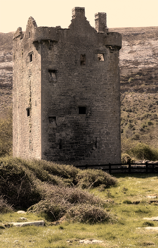 Das Gleninagh Castle...