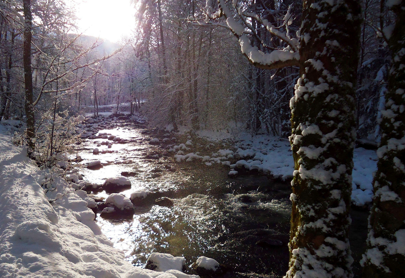 Das Glitzern der Ache