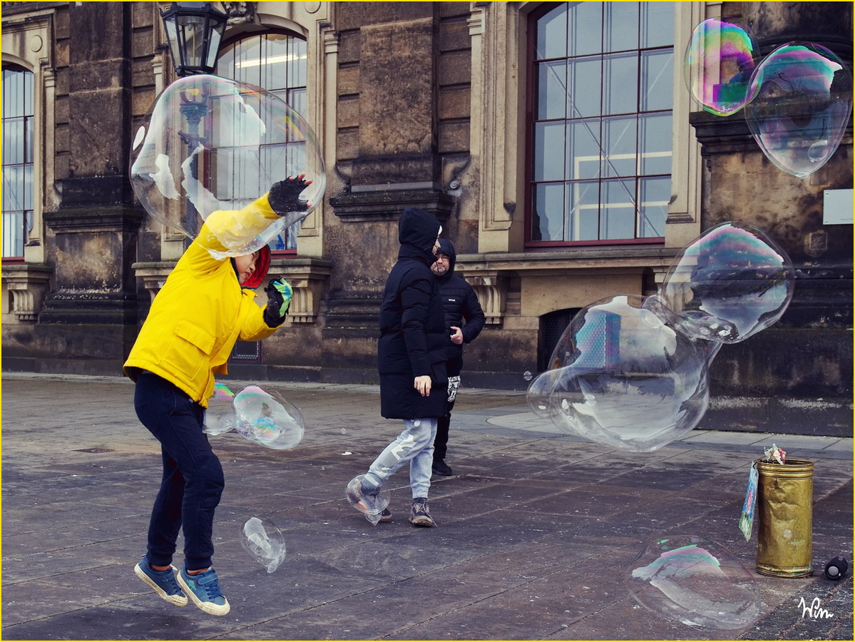 Das Glück? Eine Seifenblase!