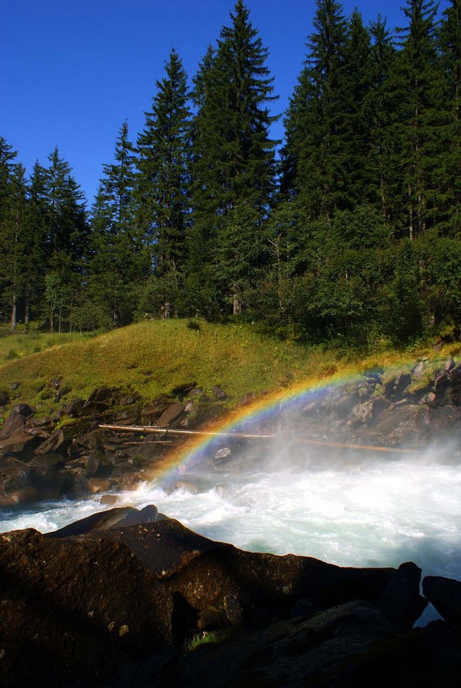 Das Glück eines Regenbogens