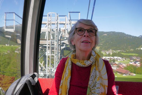 Das Glücksgefühl, sich den Bergen anzunähern, ...