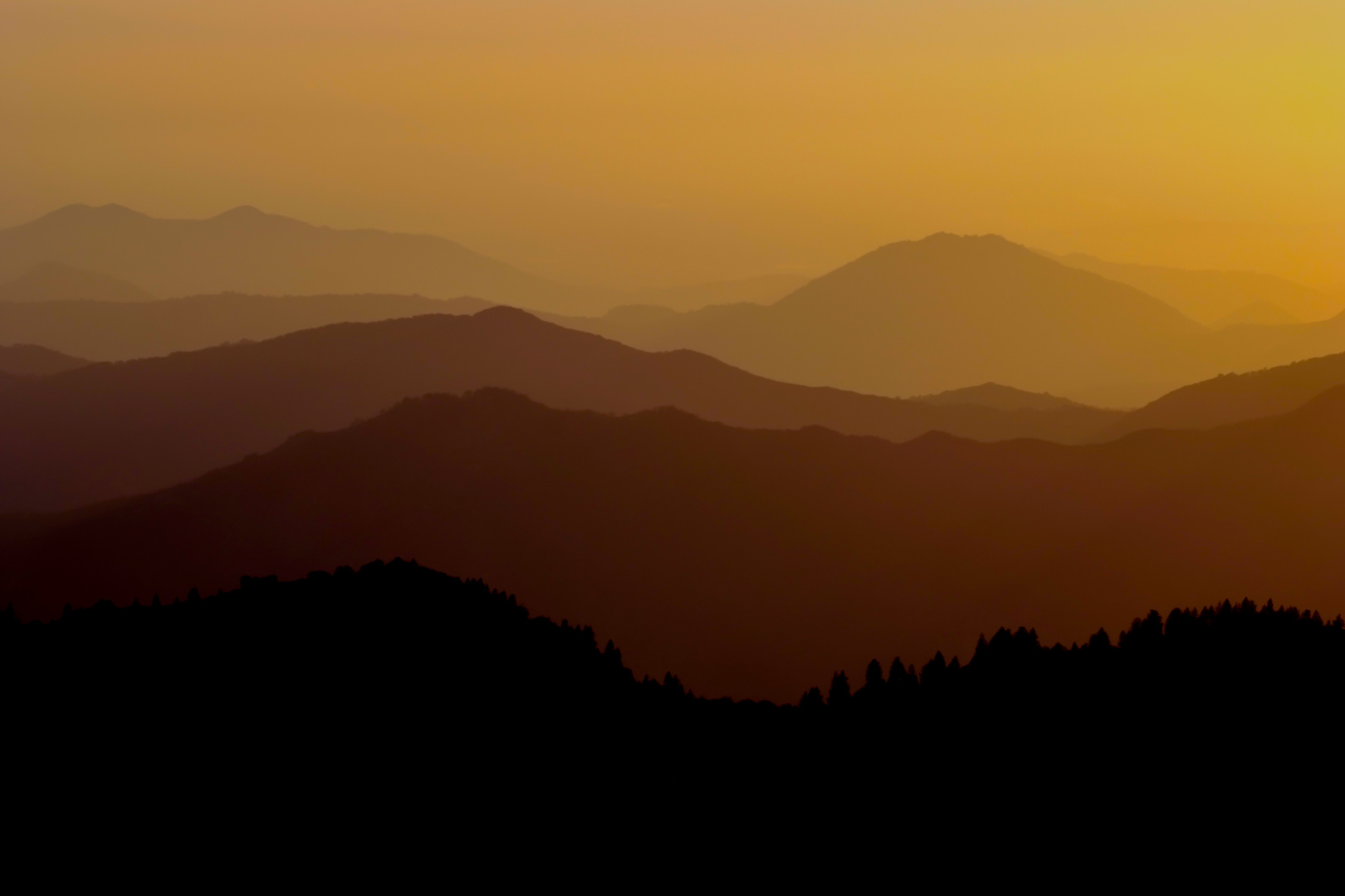 Das Glühen der Sierra Nevada