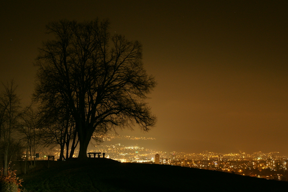 Das glühen der Stadt