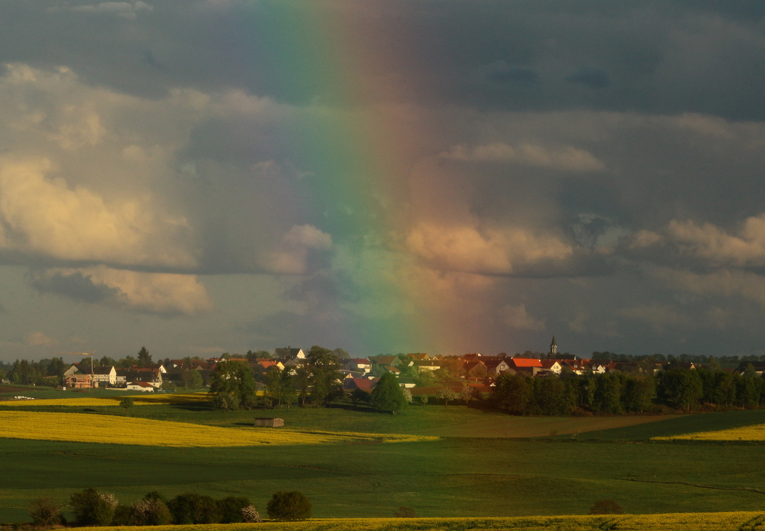 Das Gold liegt am Ende des Regenbogens, also mitten in Romrod/Ober-Breidenbach