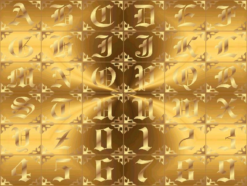 Das Goldene Alphabet