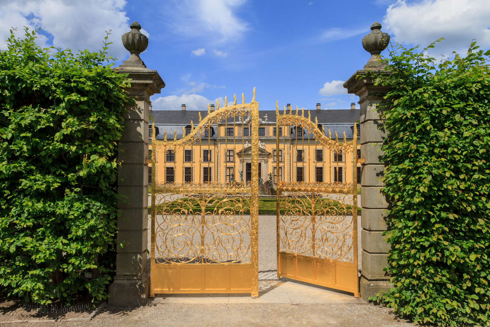 das goldene Tor im großen Garten - Hannover/Herrenhausen