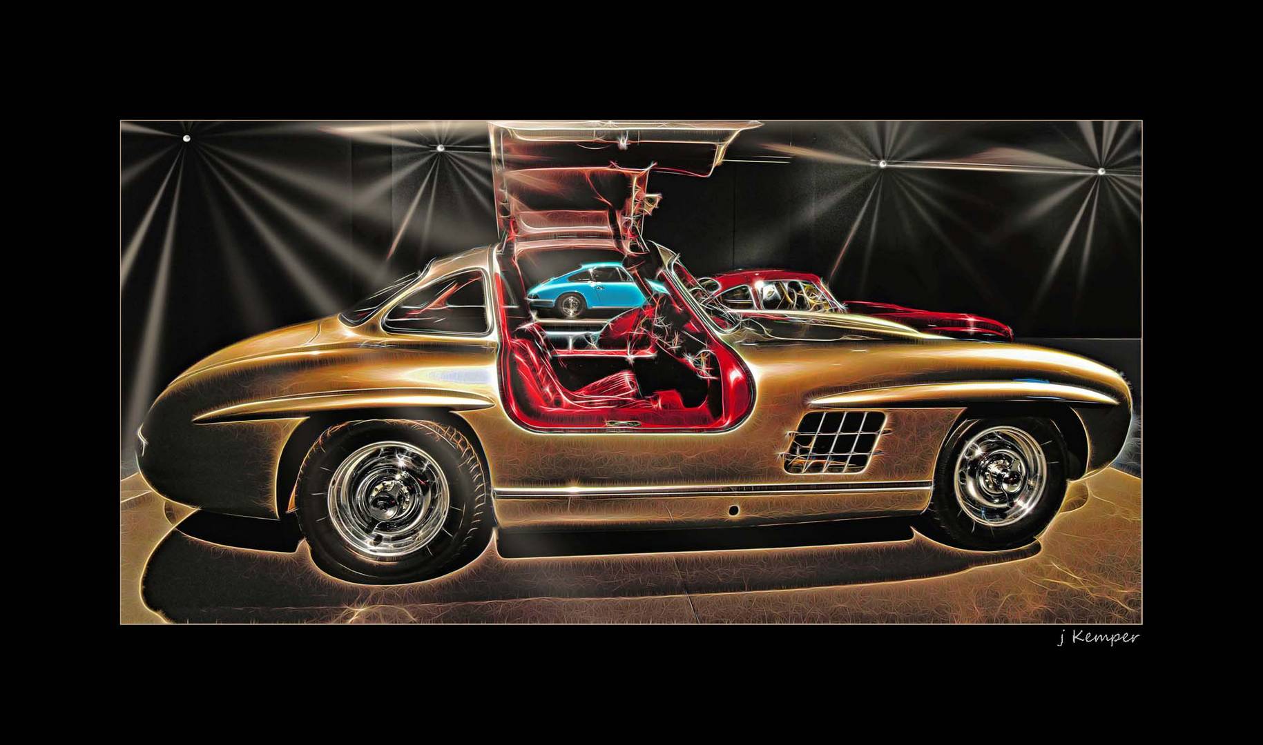 - das "Goldstück" Mercedes 300 SL Flügeltürer -