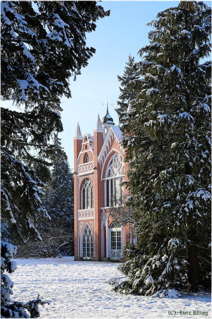 Das Gotische Haus im Winter