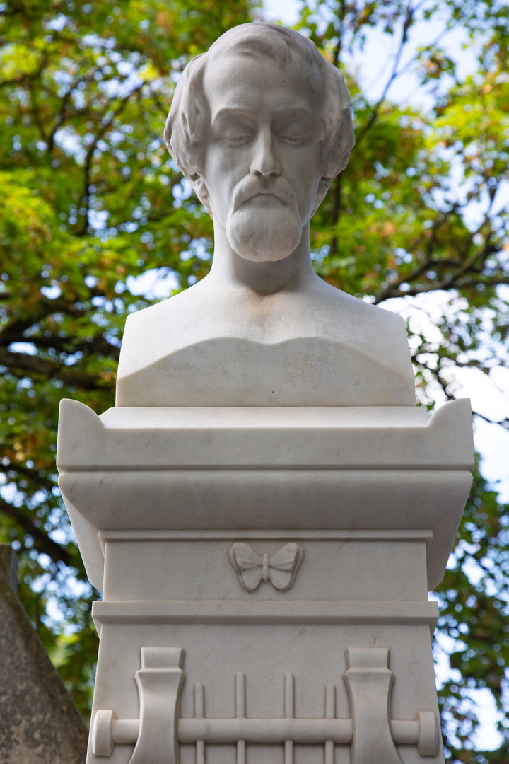 Das Grab von Heinrich Heine auf dem Friedhof von Montmartre