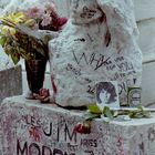 Das Grab von Jim Morrison in Paris