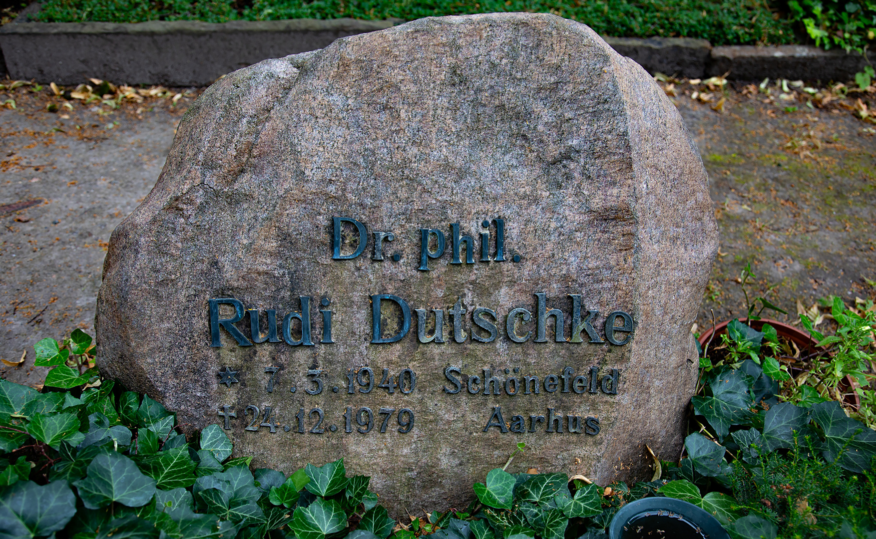 Das Grab von Rudi Dutschke